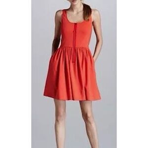 Rebecca Taylor Jamillah Dress Orange